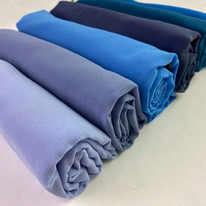 Blue Lagoon Premium Chiffon 6pc Hijab Box