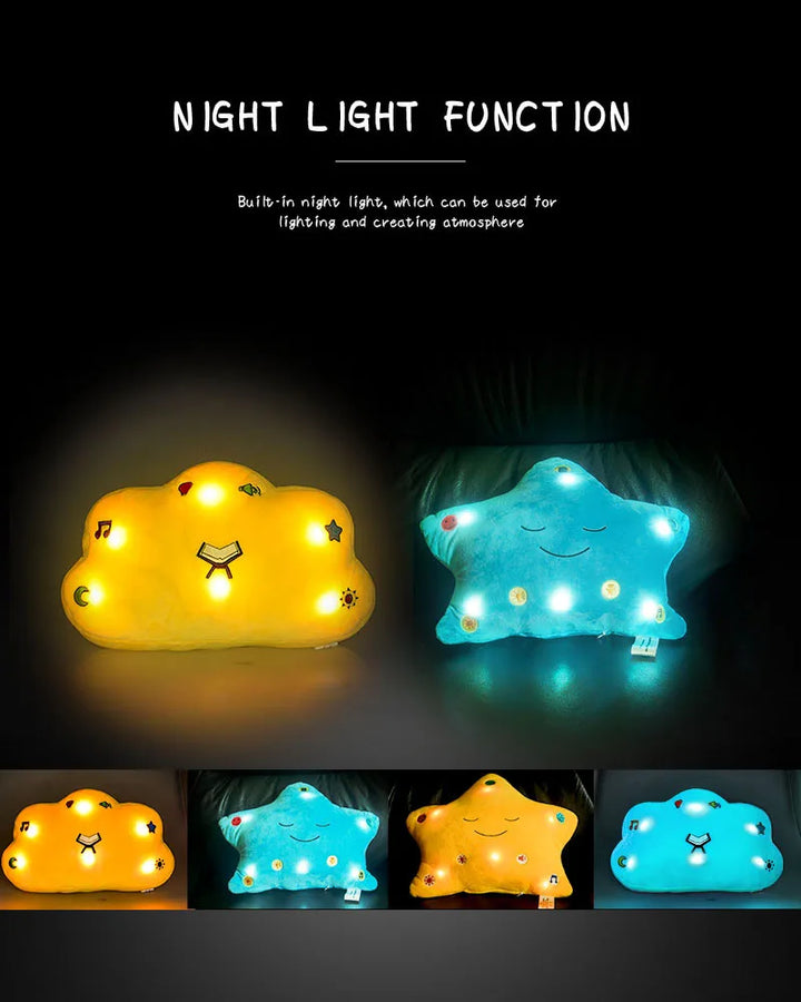 Night Light function of Kids Dua and Quran Pillow