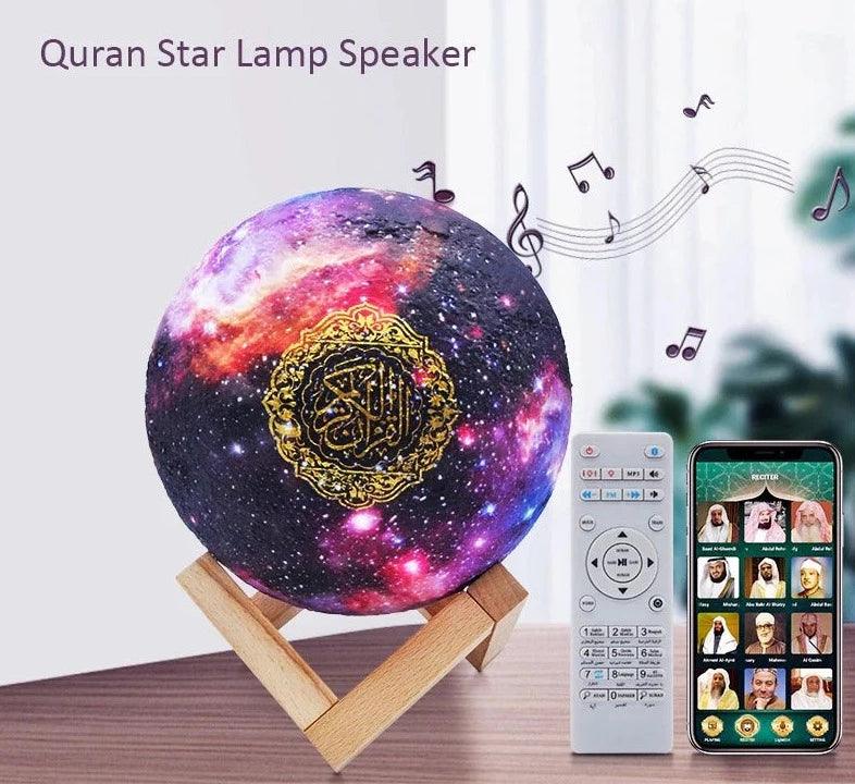 Galaxy Lamp Quran Speaker Display Stand