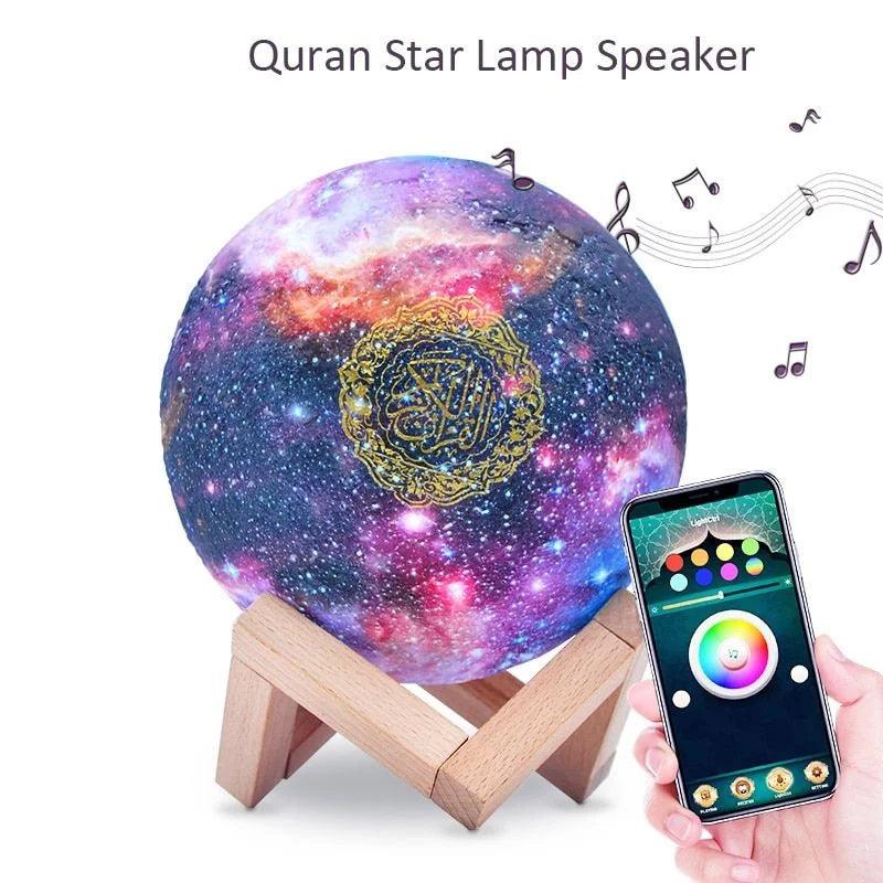 Galaxy Lamp Quran Speaker RGB colour mode