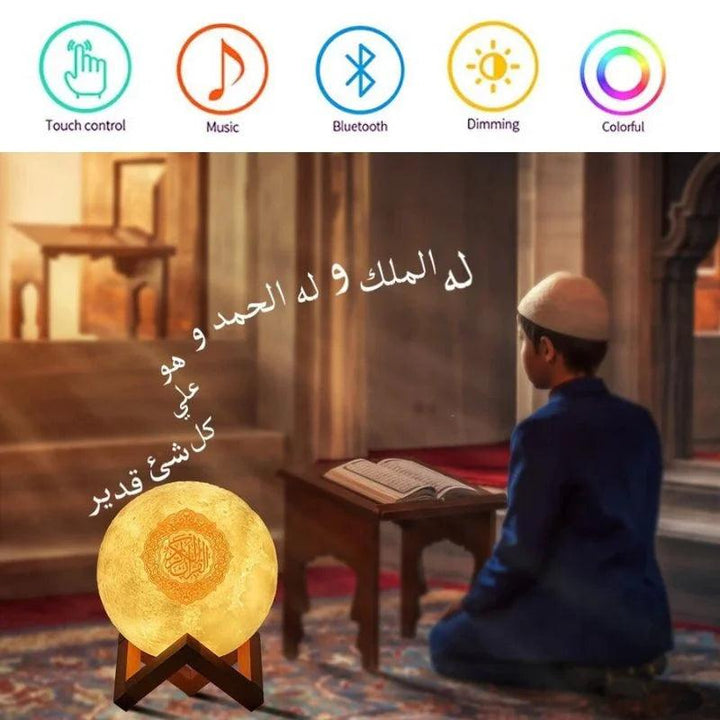 Features and functions of Moon Lamp Quran Speaker