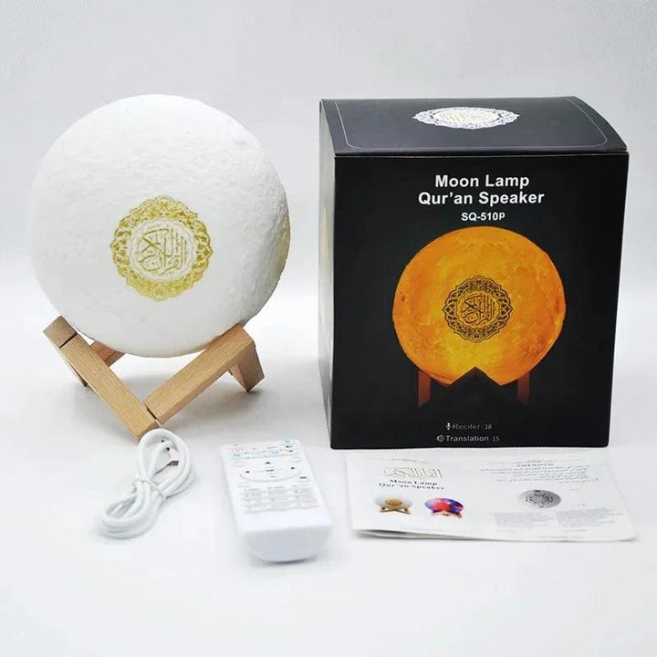 Moon Lamp Quran Speaker Packaging